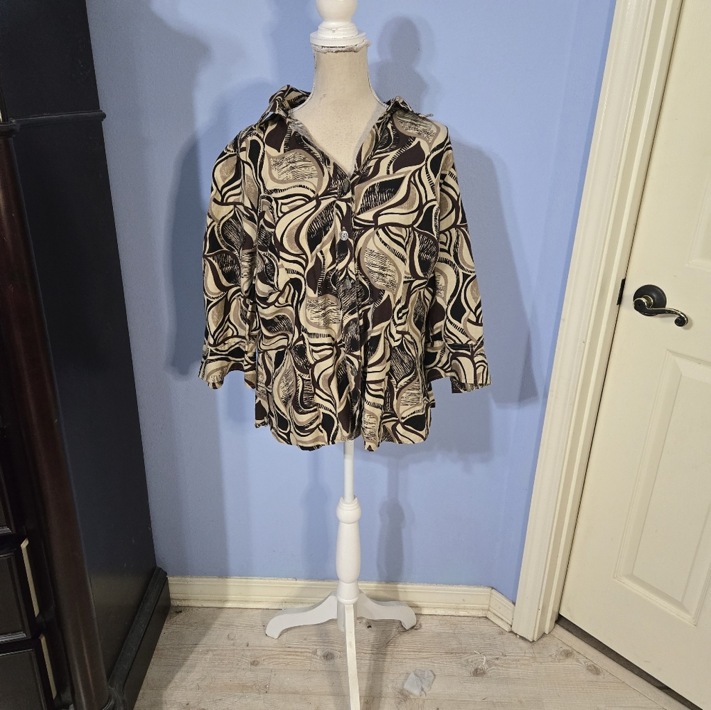 East 5th Size 1x Womens Blouse